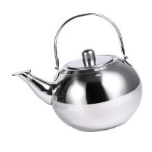 201 Stainless Steel Construction Teapot with Infuser Water-L