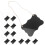 36Pièces Tableau Noir Suspendu Noir Tableau Mémo Effaçable 2