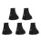 5Pièces Étui Nylon Noir Sécurisant Pour Randonnée Camping 4