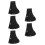 5Pièces Étui Nylon Noir Sécurisant Pour Randonnée Camping 9