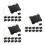 36Pièces Tableau Noir Suspendu Noir Tableau Mémo Effaçable 8