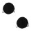 2Pièces De Rangement Yoga En Polyester Noir, Portable Durable 10