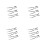 24Pièces Clips Ski Enfants Strap Elastique Antiperte 7