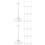 20Pièces Support Figurine Plastique Transparent Solide Pour Intérieur 7