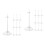 20Pièces Support Figurine Plastique Transparent Solide Pour Intérieur 6