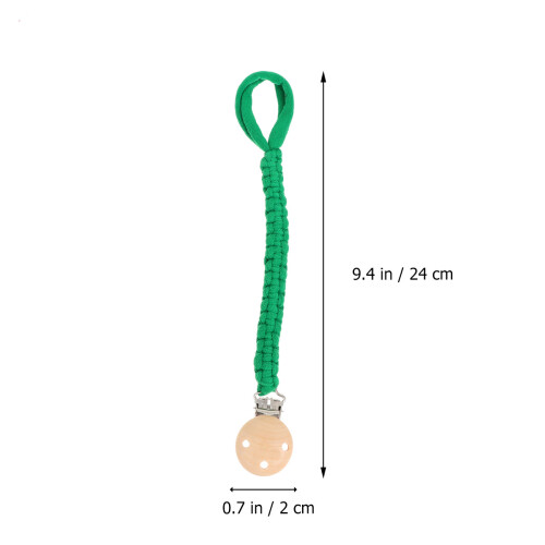 1Pièces Clip Vert Bébé Chainette Coton 1