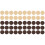 96Pièces En Bois Simples Colorés Pour Dames Et Backgammon 7
