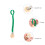 1Pièces Clip Vert Bébé Chainette Coton 3