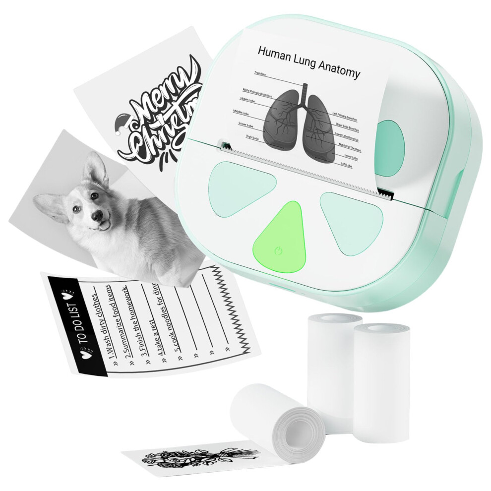 Portable Bluetooth Thermal Printer With Inkless Printing For Labels, Receipts, Notes And Stickers 9189345507700