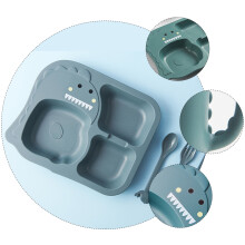 1Set Baby Kinderbord Groene Set, 6-Delig Met En