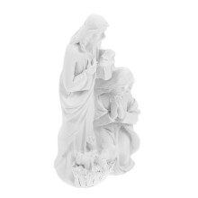 2St Witte Hars Religieuze Baby Figuur, Duurzaam En Gedetailleerd
