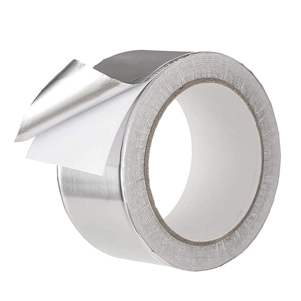 Duct Tape Heavy Duty Heat Resistant Foil, Multipurpose Adhesive Wrap Portable Aluminum Tape, Hvac Sealant, 3Cm*10M 9426802540987