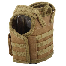 Novelty Miniature Military Vest Beer Cover in Mud Color for Bottles