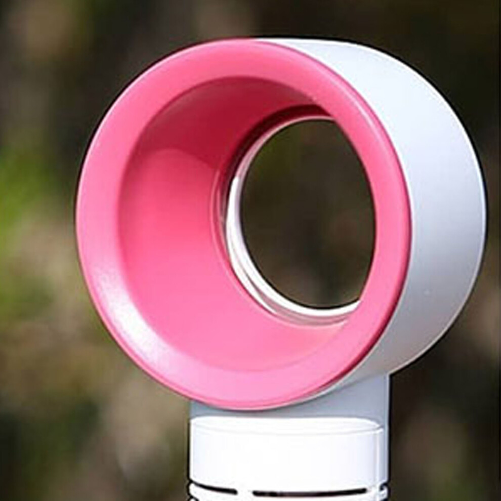 Mini USB Rechargeable Bladeless Fan for Eyelash Drying - White