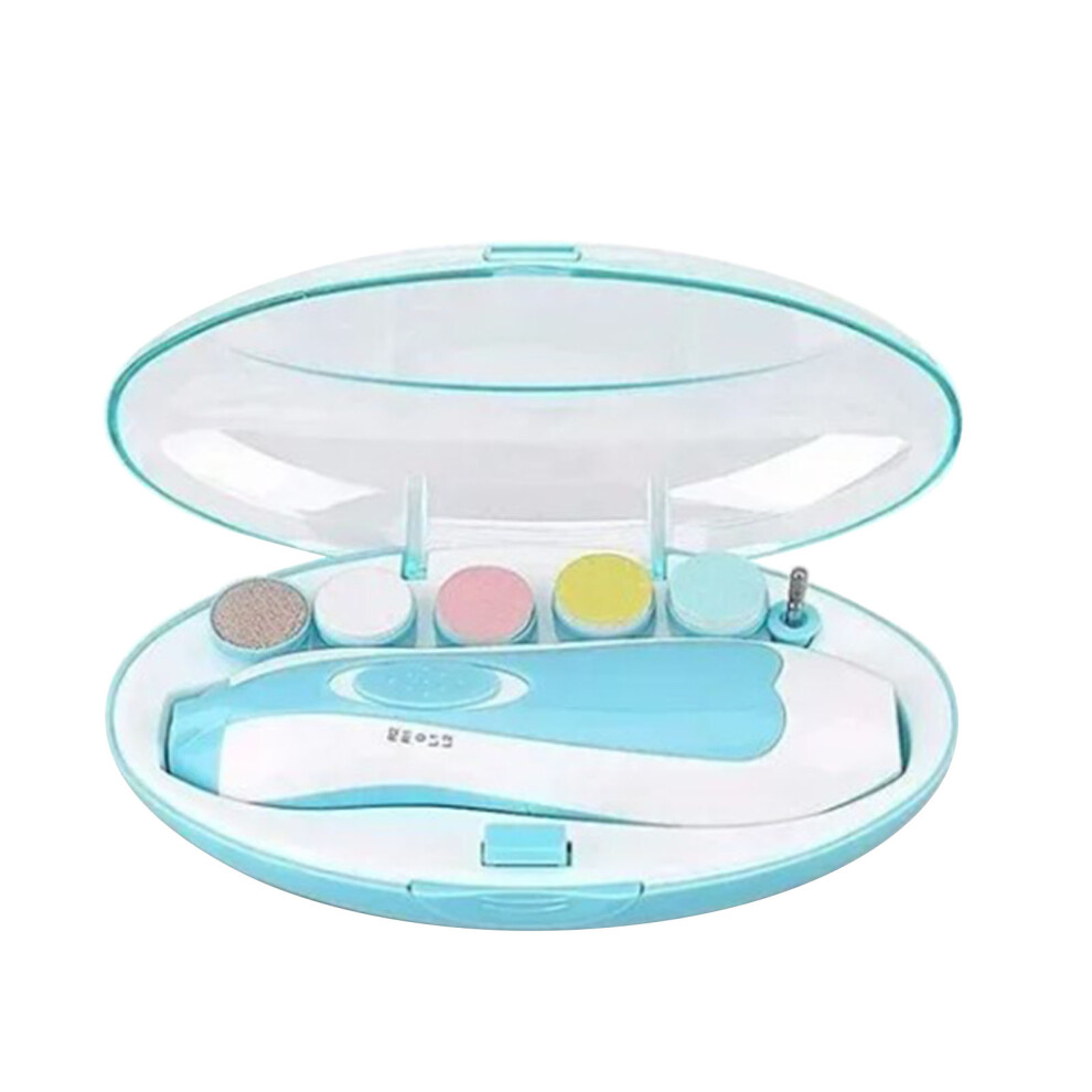 Elektrische Nagelfeile für Babys, 6 austauschbare