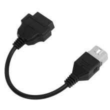 OBDII to 6pin Adapter Cable for Suzuki Bike Live Engine Data Reading