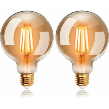 LED izzószálas izzó, nem szabályozható, E27-es foglalat, otthoni éttermekbe, kávézókba, energiatakarékos, hosszú élettartam, ultra meleg