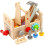 Ξύλινο κιτ εργαλείων Montessori για δημιουργικά νήπια, περιλαμβάνει αναστρέψιμο 1
