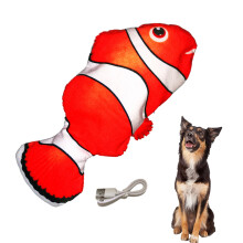 Flopping Fish-leksak, beröringskänslig hund- och kattleksak med automatisk rörelse, minskar tristess och ångest