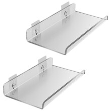Acrylregale, hochwertige, transparente Acryl-Wandregale, können je nach Bedarf im Büro oder Wohnzimmer auch spiegelverkehrt montiert werden.