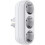 Travel Power Strip With Illuminated Switch, Smart Technology Surge Protector For Safe Multiple Sockets Usage, White 1