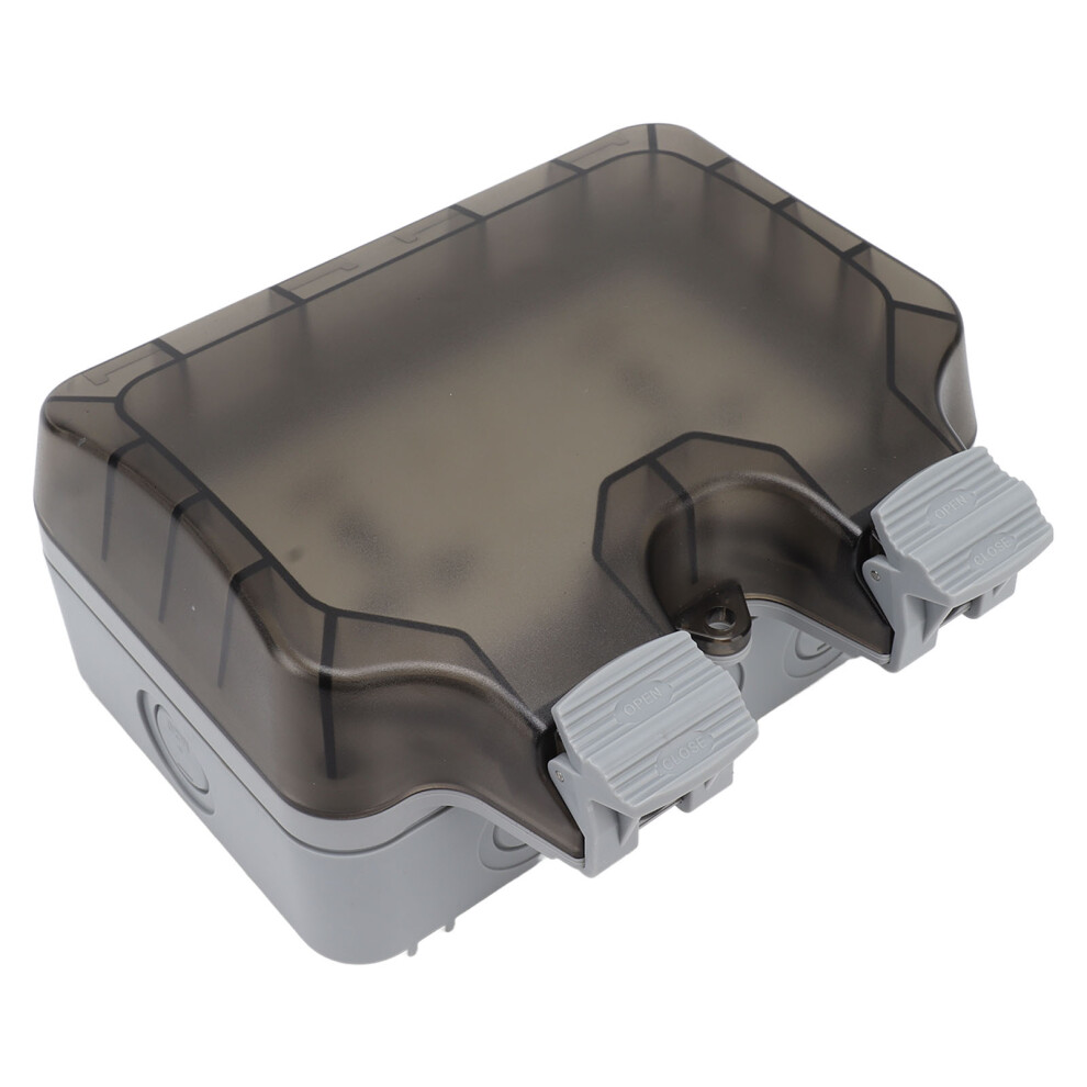 Outdoor Electrical Socket 13A With Lockable Cover Ip66 Rated 6941371978212