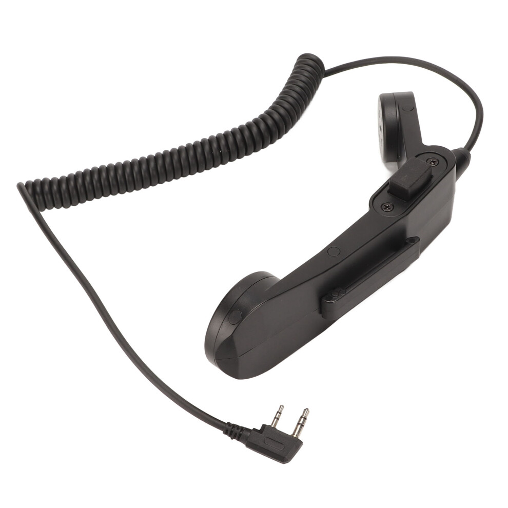 Handheld Military Microphone For Radios, 1.5M, Model Z117 Black 6901371979367