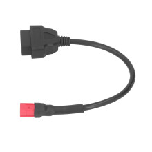 6 Pin Male to 16 Pin Female OBD2 Diagnostic Cable for Motorcycles and Vehicles