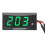 Motorrad Digital-Wassertemperaturmesser 32–248F, 12V, Grün 15