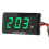 Motorrad Digital-Wassertemperaturmesser 32–248F, 12V, Grün 14