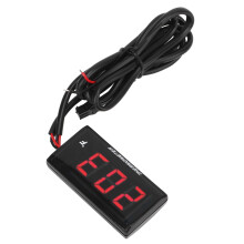 Motorcycle Digital Water Temperature Gauge 32~248F LCD 12V Red