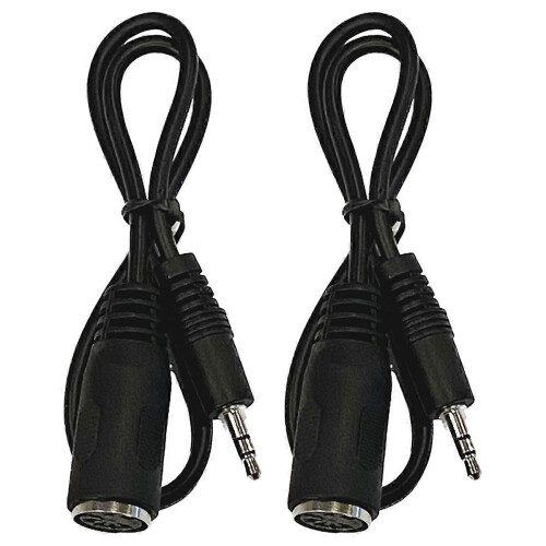 2 Pack Type-A MIDI to 3.5mm Adapter 20 inch Cable, Audio Cable
