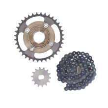 Non-Corrosive 36 Tooth Crankset & Sprocket Set for DIY Bikes