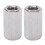 Stainless Steel M16 Hex Connector Nuts 2 Pack Rustproof & Corrosion Resistant 2