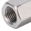 2PCS M16 Stainless Steel Hex Coupling Nuts Rustproof Anti Corrosion Connection 5
