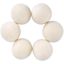 6 Wool Dryer Balls – Premium Natural Quality – Made from wool, replace dryer sheets – Lint-free