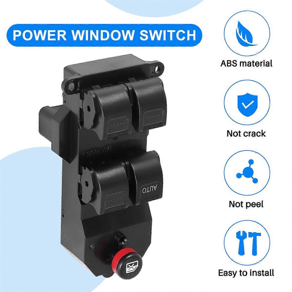 35750-S5a-A02za Window Regulator Switch Compatible With Honda Civic 2001-2005 Crv 2002-2006 Driver's Side Window Main 8299211901691