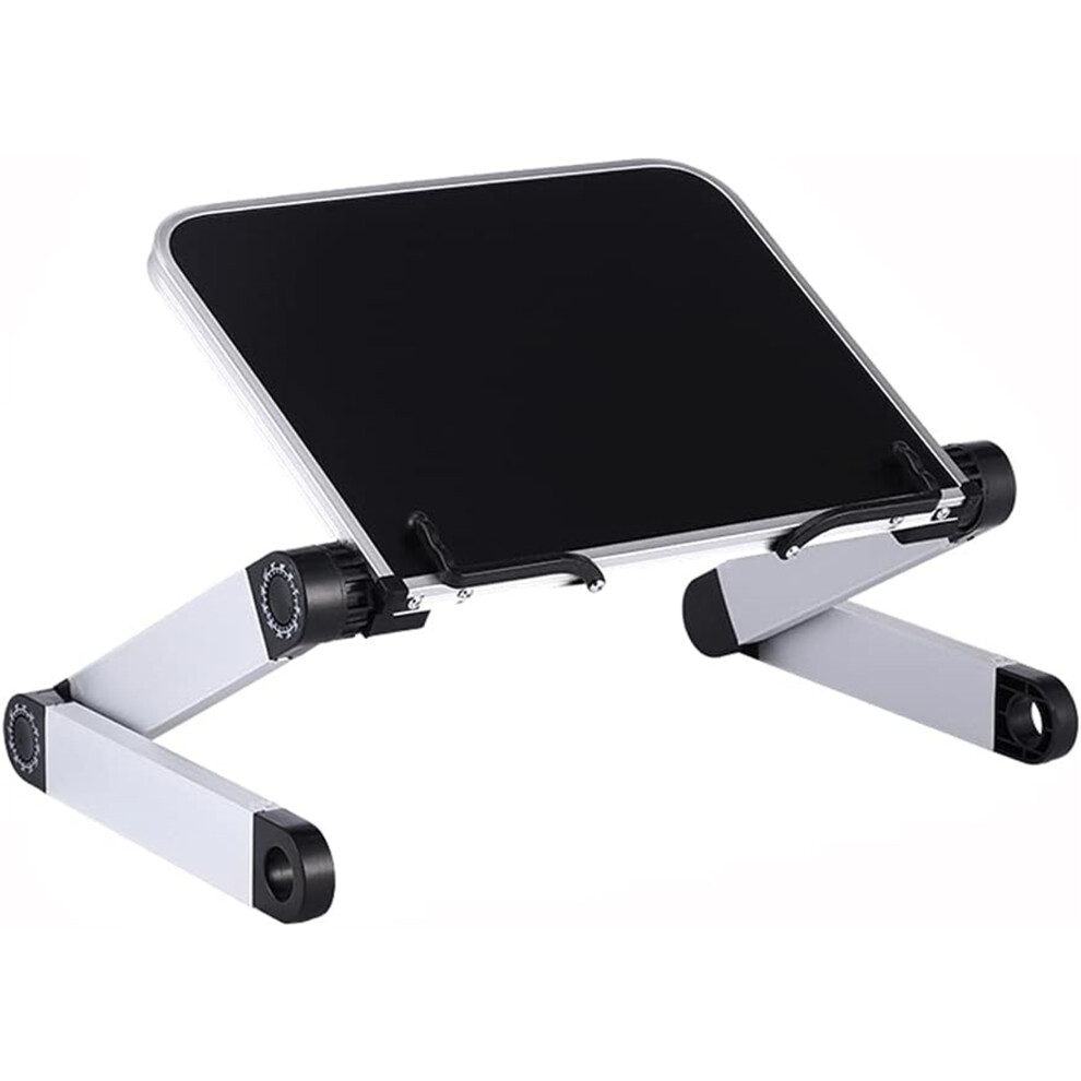 Versatile Bookstand, Aluminum Alloy Construction Foldable Portable Book Holder For Textbooks, Recipes And Laptop, With Height And Angle Adjustable 9169997348890
