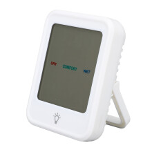 Temperature And Humidity Monitor With Clear Big Numbers Fast Feedback On Changes For Reptile Enclosure Humidor Cabinet Refrigerator Baby Room