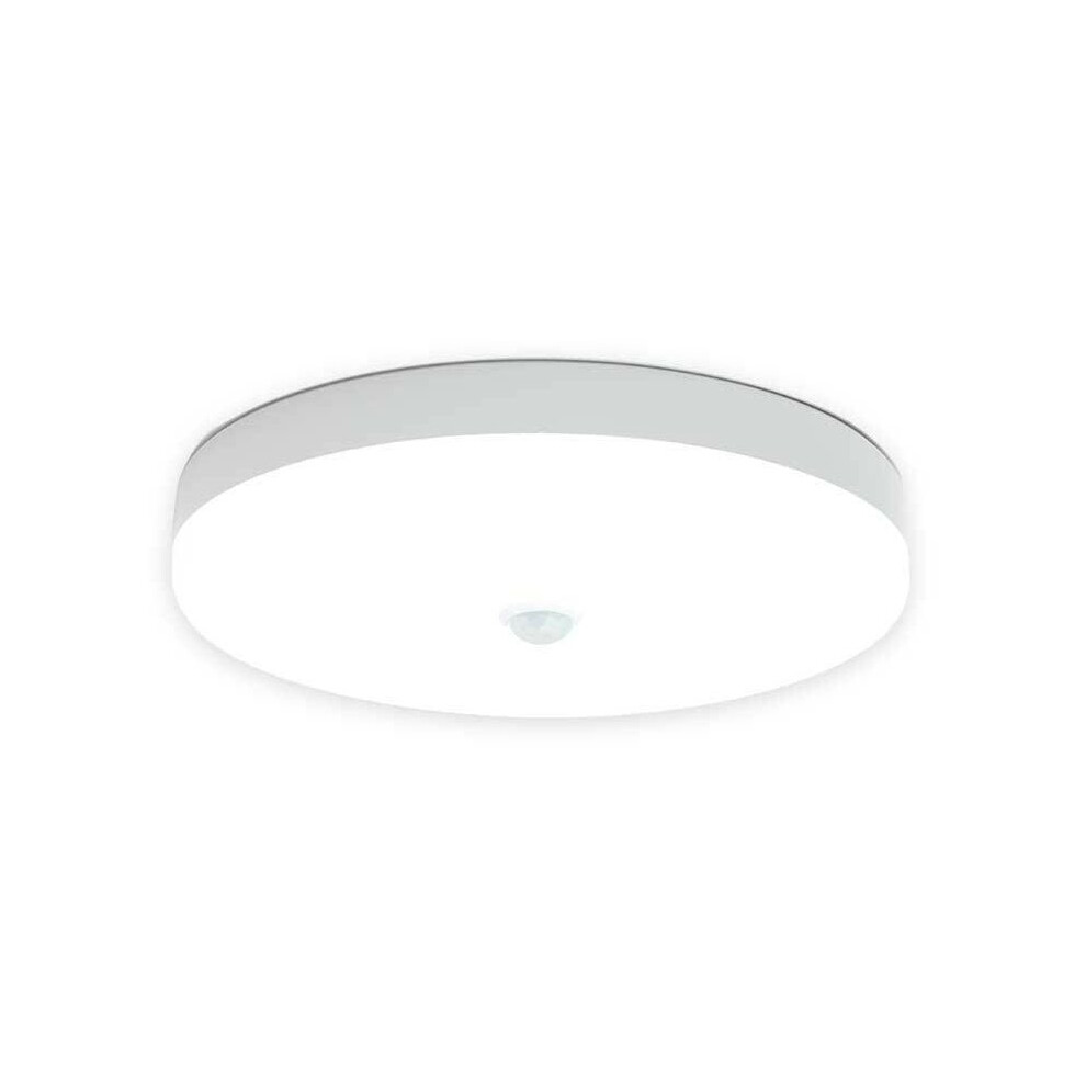 Dusk To Dawn Sensor 6500K Day Wireless Ceiling For Patio Garage, Energy-Saving Led Motion Sensor With Stick-On Installation Light