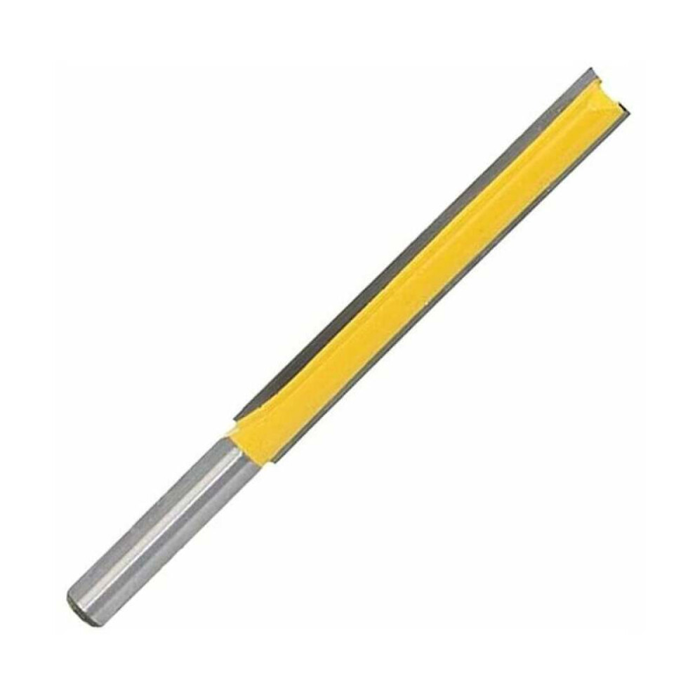 High Hardness Straight Router Bits, Double Flute For Clean Cuts, Extra Long Length For Extended Reach, Woodworking Milling Tools With Anti-Kickback 9358999398440