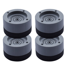 Stabilisator voor wasmachine en droger, schok- en geluidsdempend, trillingsdempende rubberen voetjes voor apparaten (4 stuks)
