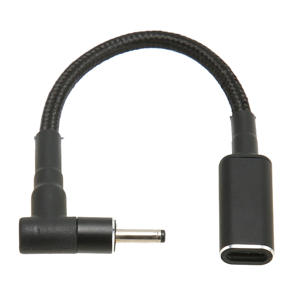 Right Angle Jack Plug Converter Braided Nylon Wrapped Shell Usb C Charging Cable With Durable Reinforced Joint Pd Emulator Trigger Travel Friendly Des 9176269623340
