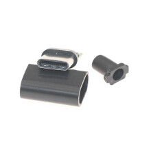 10Stk Type C USB3.1 3A Schnellladestecker männlich Jack Tail Plug elektrische Anschlüsse für Schweißen D