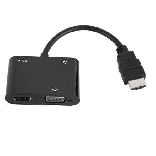 Συμπαγής Σχεδιασμός Προσαρμογέας HDMI σε VGA για Σημείωση, Απίστευτη Απόδοση 1