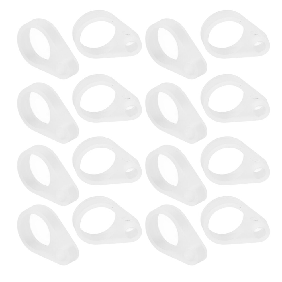 50Pcs Hearing Aid Silicone Loop Flexible Replacement Hearing Aid Clip Adaptor