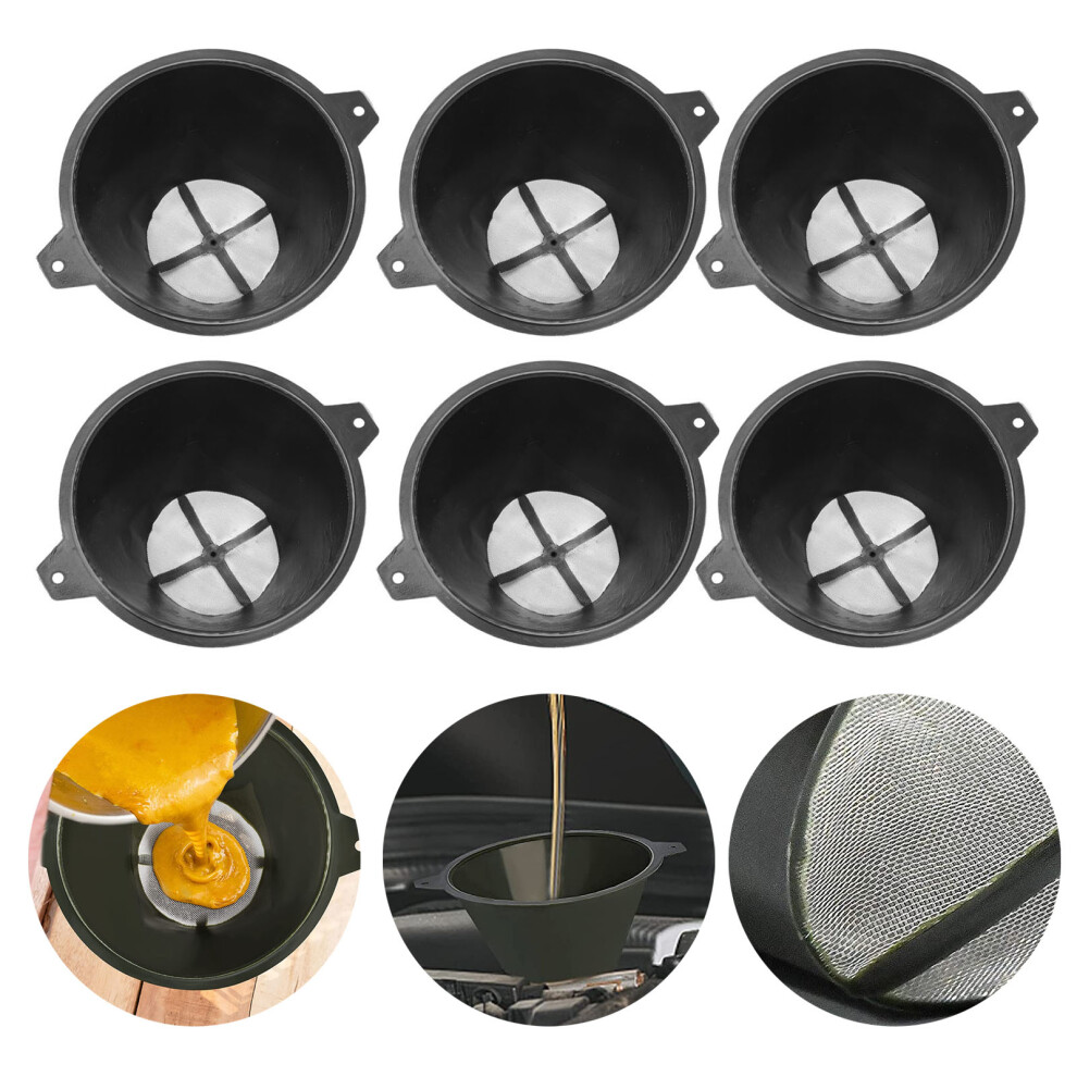6Pcs Fine Nylon Mesh Paint Strainers - Ideal For Car & Art Painting 7611371978374