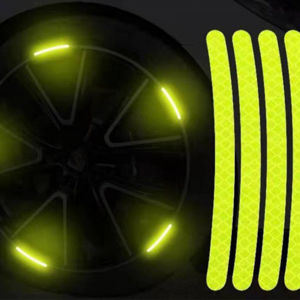 20Pcs Universal Reflective Wheel Rim Stickers - Night Safety & Style 7631371986872
