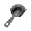 Edelstahl Bar-Sieb mit Drahtfeder, 16,5x8,2cm, schwarz 12