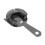 Edelstahl-Bar-Sieb mit Drahtfeder, 16,5x8,2cm, Schwarz 15